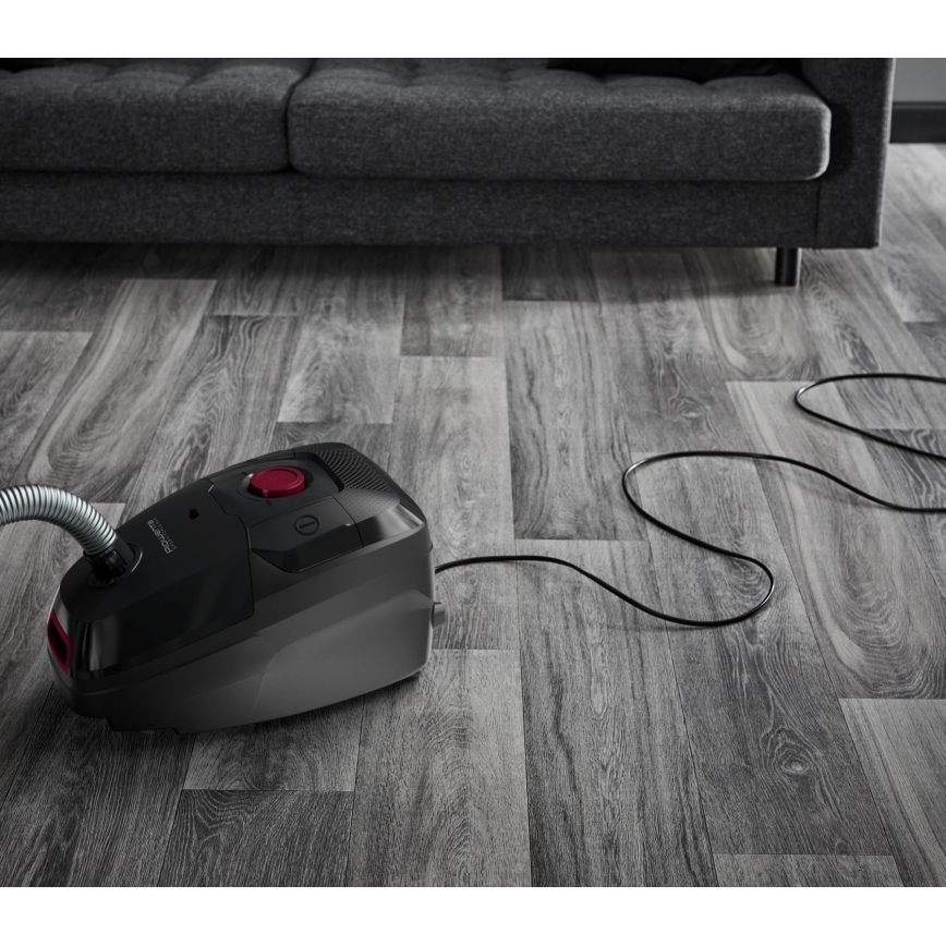 Rowenta - Maišinis dulkių siurblys ŽALIA FORCE MAX ECO TOTAL CLASSIC 900W/230V juoda