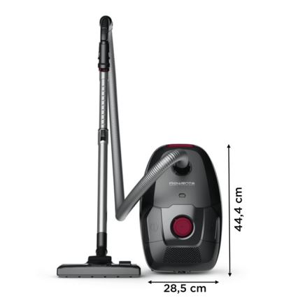 Rowenta - Maišinis dulkių siurblys ŽALIA FORCE MAX ECO TOTAL CLASSIC 900W/230V juoda