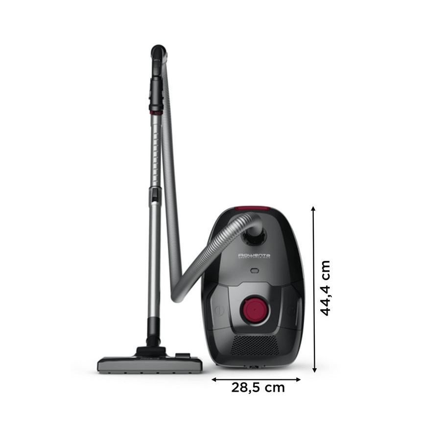 Rowenta - Maišinis dulkių siurblys ŽALIA FORCE MAX ECO TOTAL CLASSIC 900W/230V juoda