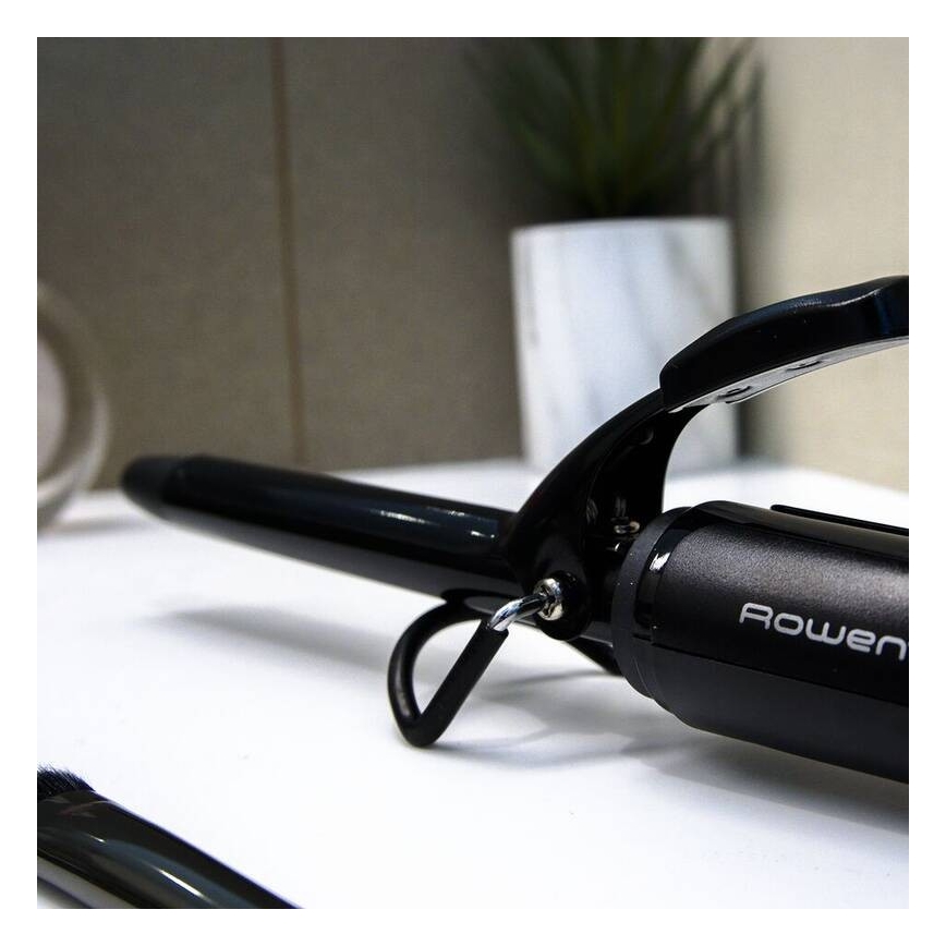 Rowenta - Plaukų garbanoklis CURLING TONG BASIC 25W/230V juoda
