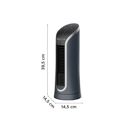 Rowenta - Stalinis ventiliatorius EOLE COMPACT 30W/230V juodas