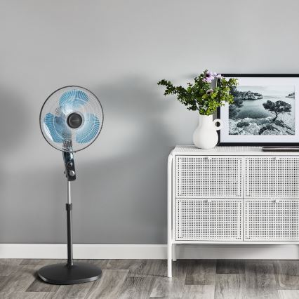 Rowenta - stovintis ventiliatorius su uodų atbaidykliu ESSENTIAL+ 60W/230V 130 cm juodas