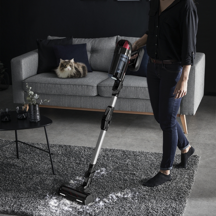 Rowenta - Vertikalus dulkių siurblys 2in1 X-FORCE FLEX ANIMAL CARE 320W/25,2V juodas 2000 mAh