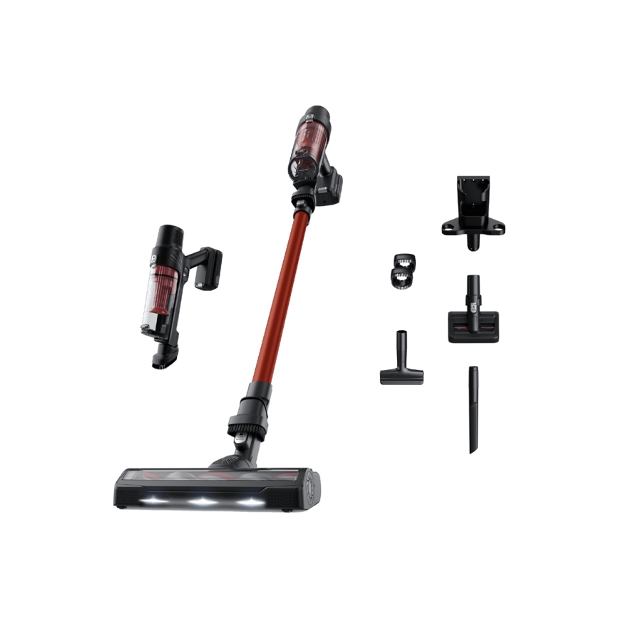 Rowenta - Vertikalus dulkių siurblys 2in1 X-PERT ANIMAL 140W/18V 2000 mAh raudonas