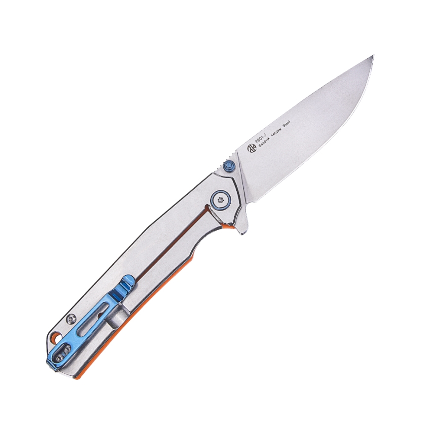 Ruike RUP801SF - Sulankstomas kišeninis peilis 20 cm sidabras