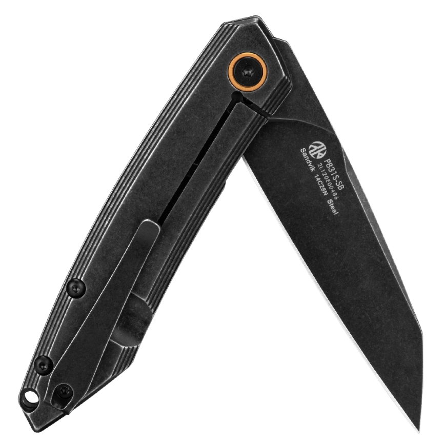 Ruike RUP831SSB - Kompaktiškas sulankstomas peilis 19,5 cm juoda