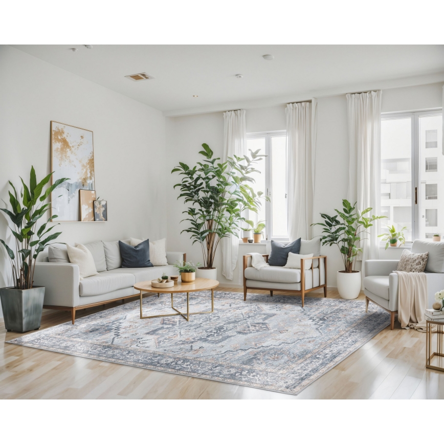 Rytietiškas kilimas DOVE-VINTAGE 120x170 cm 2600 g/m2 pilkas