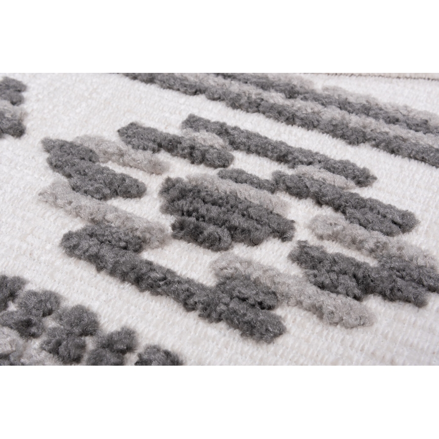 Rytietiškas kilimas NEPAL 120x180 cm pilkas