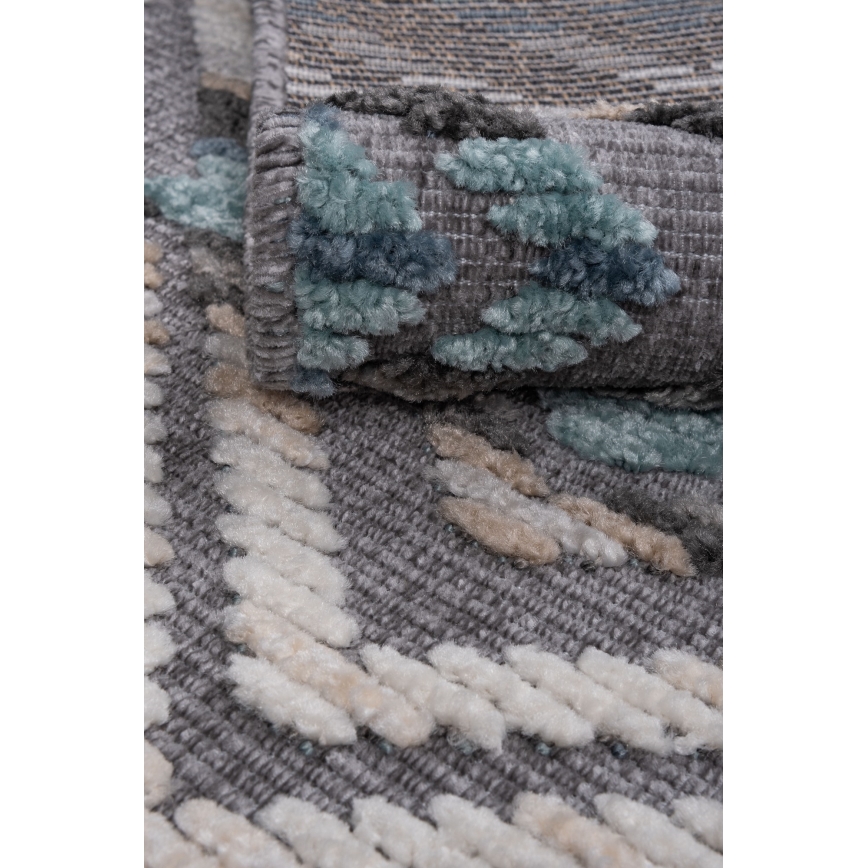 Rytietiškas kilimas NEPAL 160x230 cm mėlynas/pilkas