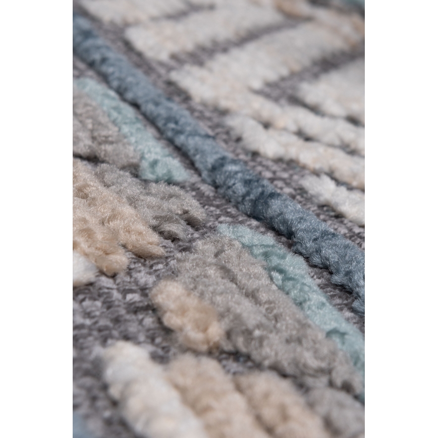 Rytietiškas kilimas NEPAL 160x230 cm mėlynas/pilkas