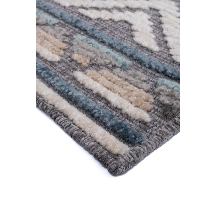 Rytietiškas kilimas NEPAL 160x230 cm mėlynas/pilkas