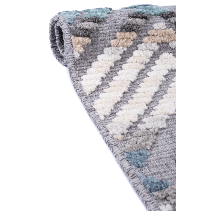 Rytietiškas kilimas NEPAL 200x280 cm mėlynas/pilkas