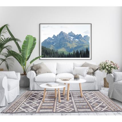 Rytietiškas kilimas NEPAL 80x153 cm, pilkos spalvos