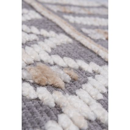 Rytietiškas kilimas NEPAL 80x153 cm, pilkos spalvos