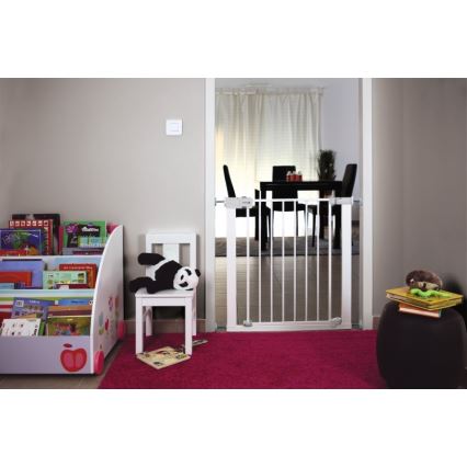Safety 1st - Saugumo barjeras AUTO CLOSE baltas