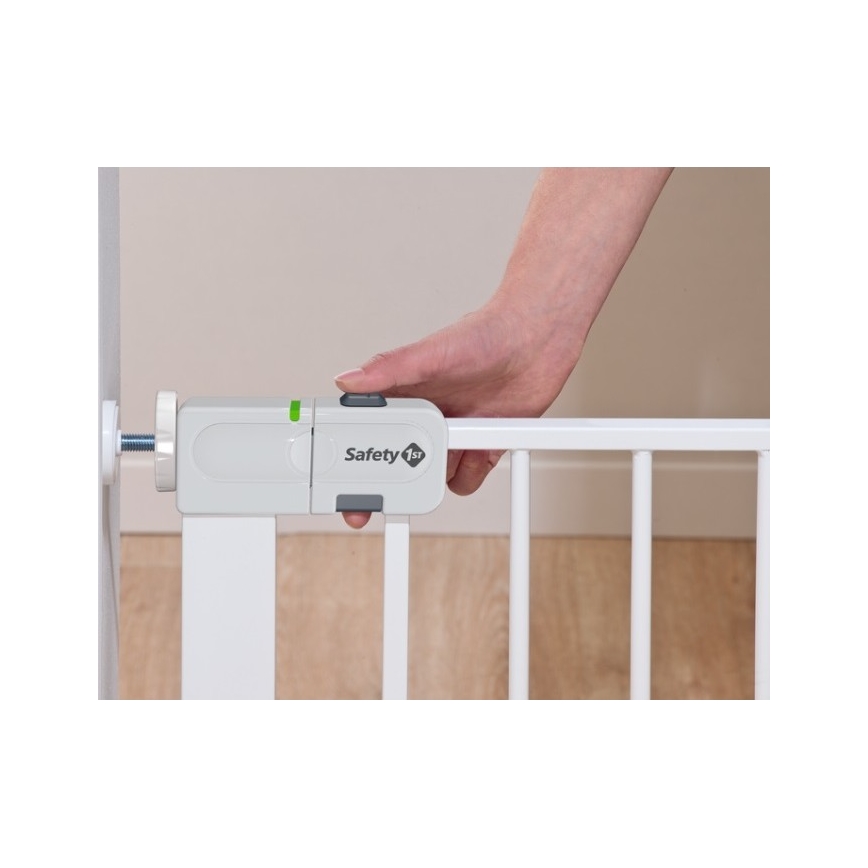 Safety 1st - Saugumo barjeras AUTO CLOSE baltas