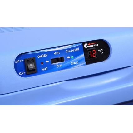 Šaldymo dėžė su ekranu 48W/230/12V 25 l mėlyna