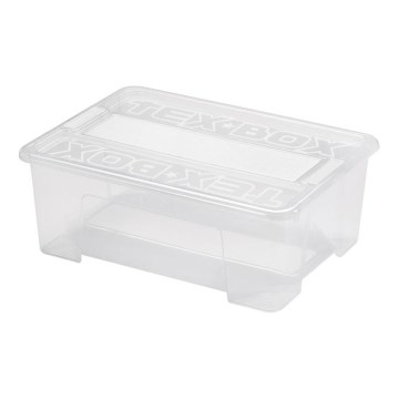 Sandėliavimo dėžė TEX BOX 10 l permatoma