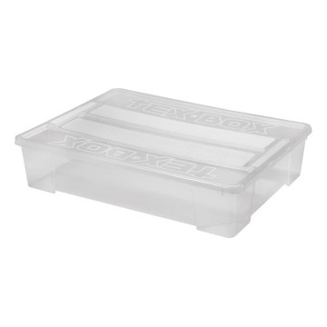 Sandėliavimo dėžė TEX BOX 60 l permatoma