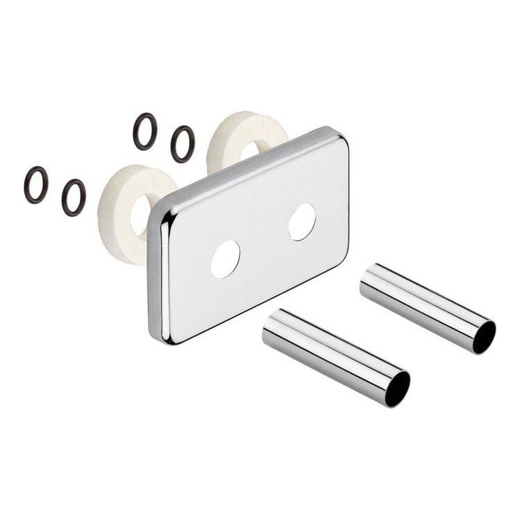 Sapho - Apdailos rozetė prijungimo komplektui, blizgus chromas