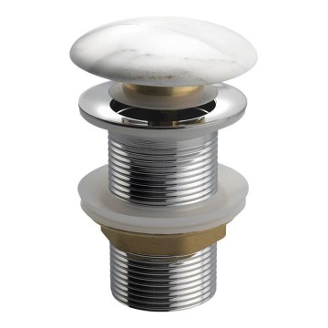 Sapho - Click-Clack praustuvo uždarymas DALMA, skersmuo 6,7 cm, Carrara