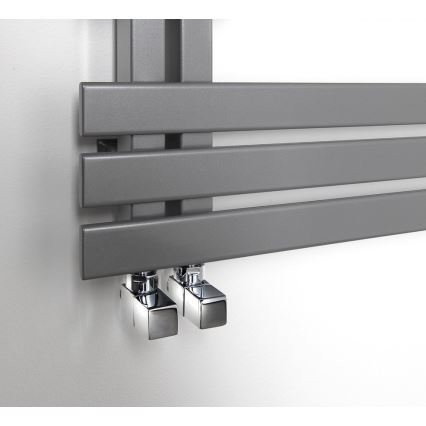 Sapho - CUBE kampinių ventilų prijungimo rinkinys, 2 vnt., blizgus chromas