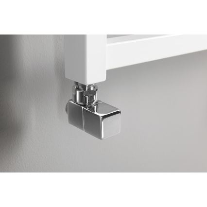 Sapho - CUBE kampinių ventilų prijungimo rinkinys, 2 vnt., blizgus chromas