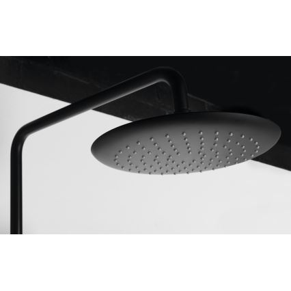 Sapho - Dušo komplektas su maišytuvu SOLARIS matinė juoda