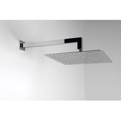 Sapho - Dušo rankena kampinis 40 cm blizgus chromas