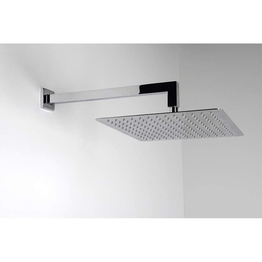 Sapho - Dušo rankena kampinis 40 cm blizgus chromas