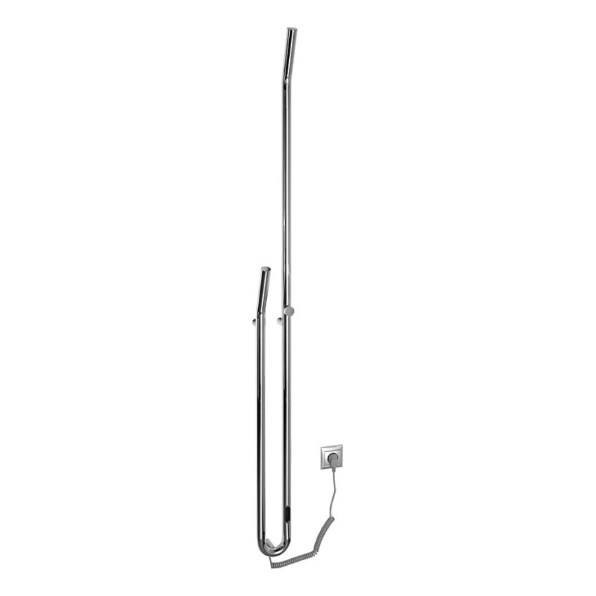 Sapho - Elektrinė rankšluosčių džiovyklė su laikmačiu DUOPASSO 45W/230V 170 cm blizgus chromas