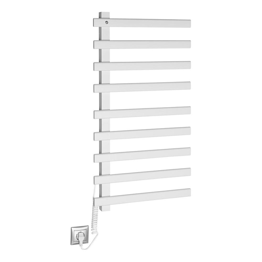 Sapho - Elektrinis rankšluosčių džiovintuvas ELCOR 128W/230V 92 cm matinė balta kairė
