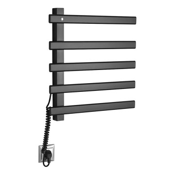 Sapho - Elektrinis rankšluosčių džiovintuvas ELCOR 63W/230V 48x52 cm matinė juoda