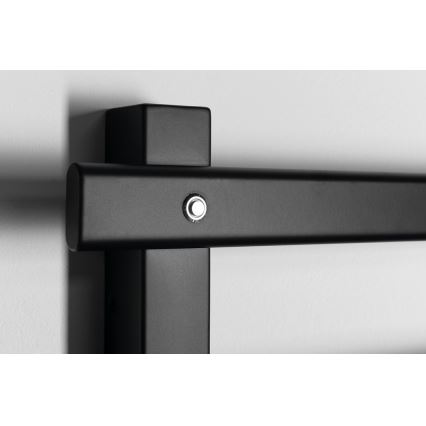 Sapho - Elektrinis rankšluosčių džiovintuvas ELCOR 63W/230V 48x52 cm matinė juoda