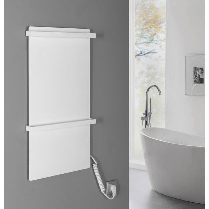 Sapho - Elektrinis rankšluosčių džiovintuvas ELMIS 120W 80x40 cm matinė balta
