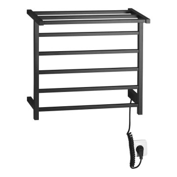 Sapho - Elektrinis rankšluosčių džiovintuvas ELZOR 60W/230V 47x50 cm matinė juoda