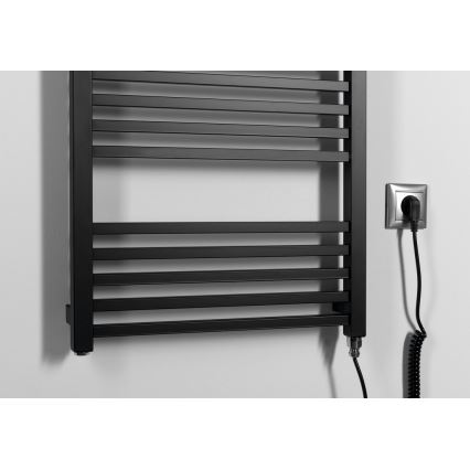 Sapho - Elektrinis rankšluosčių džiovintuvas METRO-E 400W 106x50 cm matinė juoda