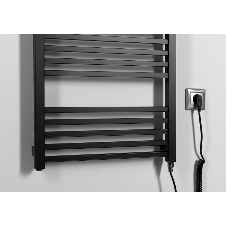 Sapho - Elektrinis rankšluosčių džiovintuvas METRO-E 400W 106x50 cm matinė juoda