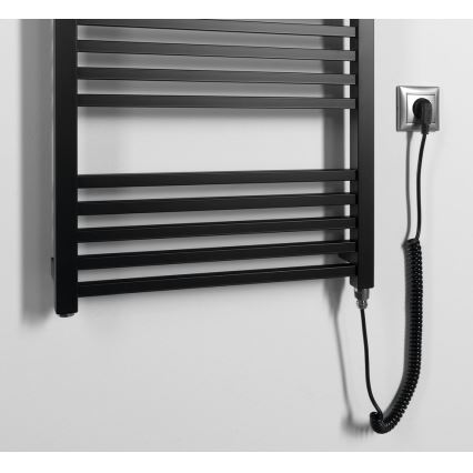 Sapho - Elektrinis rankšluosčių džiovintuvas METRO-E 500W 134x50 cm matinė juoda