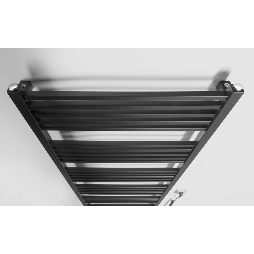 Sapho - Elektrinis rankšluosčių džiovintuvas METRO-E 800W 162x60 cm matinė juoda