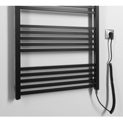 Sapho - Elektrinis rankšluosčių džiovintuvas METRO-E 800W 162x60 cm matinė juoda