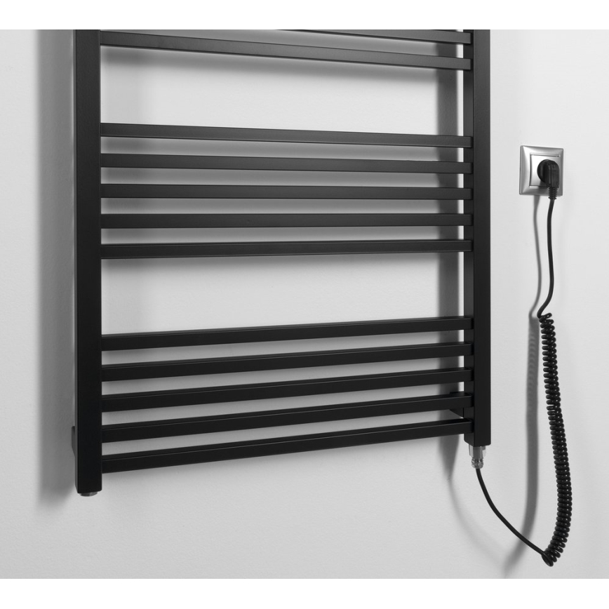 Sapho - Elektrinis rankšluosčių džiovintuvas METRO-E 800W 162x60 cm matinė juoda