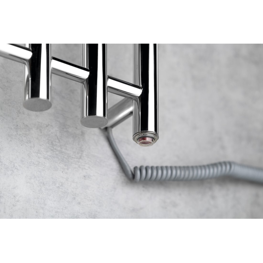 Sapho - Elektrinis rankšluosčių džiovintuvas PAPINADO 85W 120x26 cm blizgus chromas dešinysis