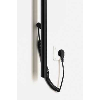 Sapho - Elektrinis rankšluosčių džiovintuvas PASADOR 30W 150x15 cm matinė juoda