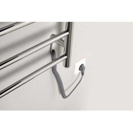 Sapho - Elektrinis rankšluosčių džiovintuvas REDONDO 130W/230V 63x116 cm blizgus chromas