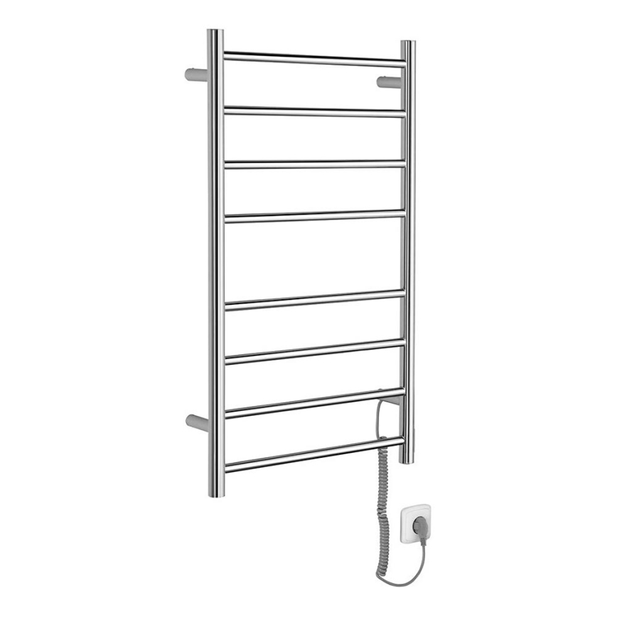 Sapho - Elektrinis rankšluosčių džiovintuvas REDONDO 75W/230V 90 cm blizgus chromas dešinė apvalus