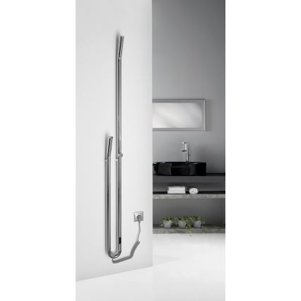 Sapho - Elektrinis rankšluosčių džiovintuvas su laikmačiu DUOPASSO 45 W 170 x 12 cm blizgus chromas