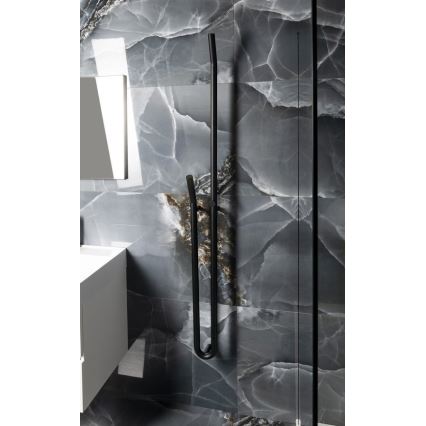 Sapho - Elektrinis rankšluosčių džiovintuvas su laikmačiu DUOPASSO 45W 170x12 cm matinė juoda