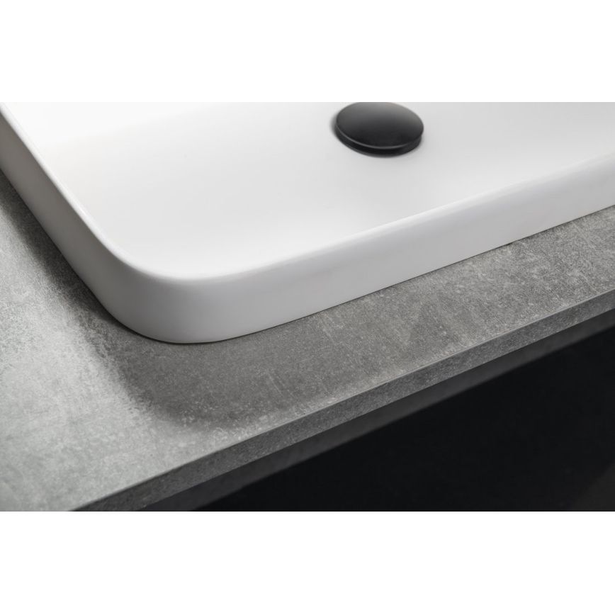 Sapho - Įleidžiamas praustuvas 55x39 cm keramika/balta