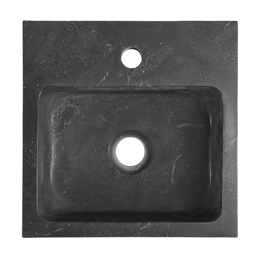 Sapho - Pakabinamas praustuvas BLOK 30x30 cm antracitas